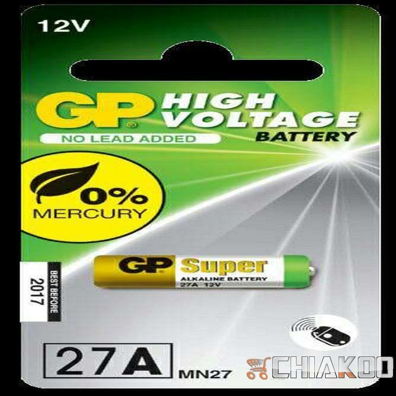 باتری A27 جی پی آلکالاین بسته 5 تایی
