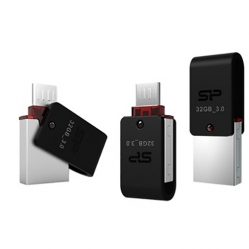 فلش مموری سیلیکون پاور مدل Mobile x31 با ظرفیت 32گیگابایت_USB3-OTG