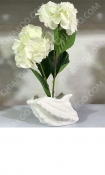 گل مصنوعی آرتانزال(آرتانزه) گلدان صدفی