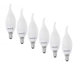 لامپ اشکی LED 11w دلتا با  گارانتی معتبر بسته 6 عددی