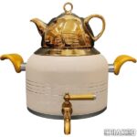 کتری قوری اس لوکس کف چدن 6 لیتر مدل 3025 رنگی