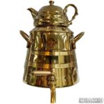 کتری قوری اس لوکس کف چدن 6 لیتر مدل 4023 هرمی طلایی