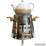 کتری قوری اس لوکس کف چدن 6 لیتر مدل 9024 طلایی هرمی‬