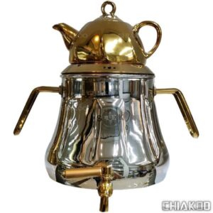 کتری قوری اس لوکس کف چدن لیتر مدل 9085 طلایی‬