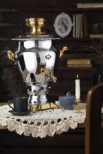 سماور گازی گنجینه نفیس طلایی2