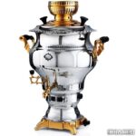 سماور گازی نقشینه نفیس طلایی1