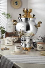 سماور گازی سهند نفیس طلایی 2