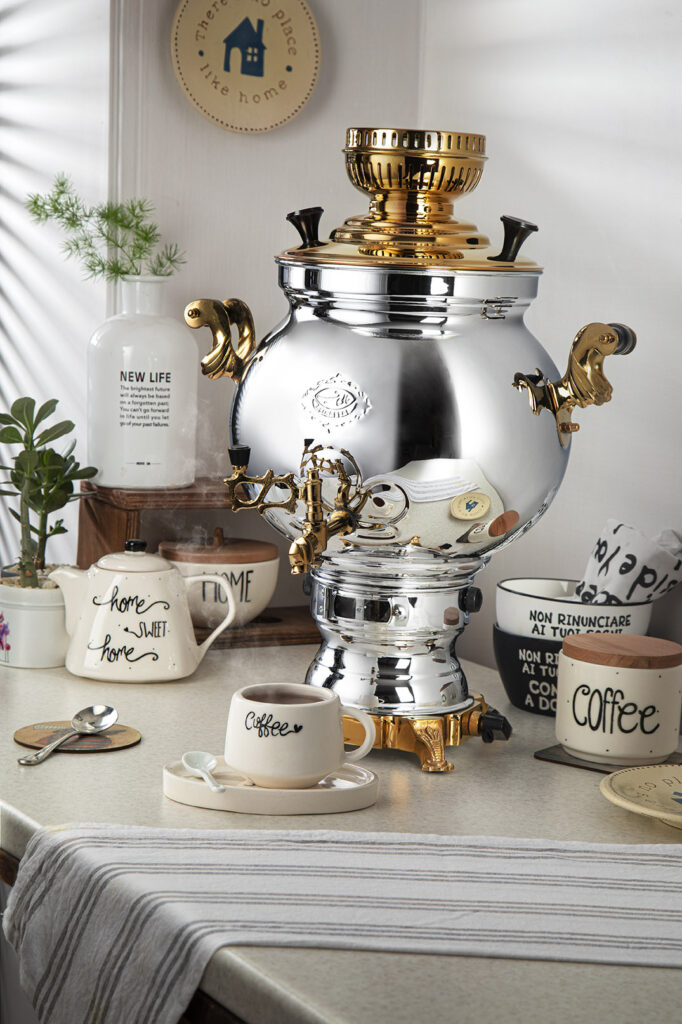 سماور گازی سهند نفیس طلایی 2