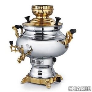 سماور گازی سیمینه نفیس طلایی1