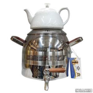 کتری قوری اس لوکس کف چدن 6 لیتر مدل 9056 دسته چوب