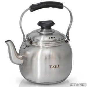 کتری کف چدن قیطاسی (TGH-تی جی اچ) مدل توس مات ‫5.‏2 لیتری کد 30008