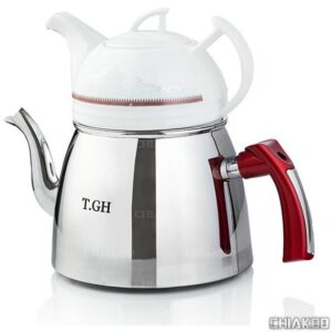کتری قوری کف چدن قیطاسی (TGH-تی جی اچ) مدل سپهر براق 5.‏2 لیتری کد 30400