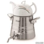 کتری قوری کف چدن قیطاسی (TGH-تی جی اچ) مدل هرمی 5.‏3 لیتری کد 8450