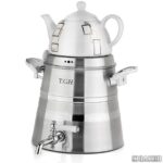 کتری قوری کف چدن قیطاسی (TGH-تی جی اچ) مدل هرمی 5.5 لیتری کد 8850