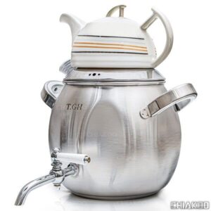 کتری قوری کف چدن قیطاسی (TGH-تی جی اچ) مدل برسام مات 6 لیتری کد 9020