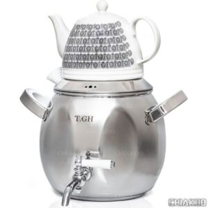 کتری قوری کف چدن قیطاسی (TGH-تی جی اچ) مدل برسام براق 6 لیتری کد 9060