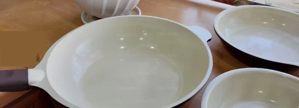 سرویس قابلمه هاردستون 12 پارچه سرامیکی کد CA2130 - Image 5