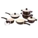 سرویس قابلمه هاردستون 12 پارچه سرامیکی کد CA2130