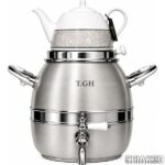 کتری قوری کف چدن قیطاسی (TGH-تی جی اچ) مدل پرسپولیس مات 5.‏6 لیتری کد 8020