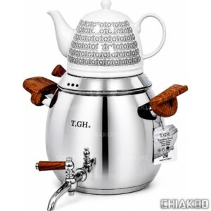 کتری قوری کف چدن قیطاسی (TGH-تی جی اچ) مدل برسام براق 6 لیتری کد 9065