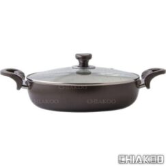 تابه عروس مدل پارمیس با درب پیرکس سایز 30