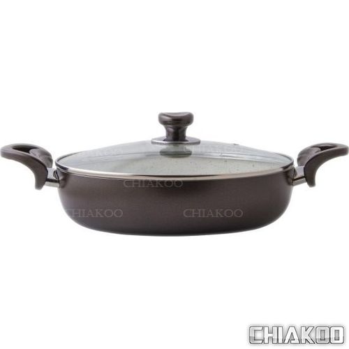 تابه عروس مدل پارمیس با درب پیرکس سایز 30 تابه عروس مدل پارمیس با درب پیرکس سایز 30