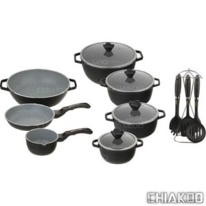 سرویس 18 پارچه عروس مدل کلاسیک خطی