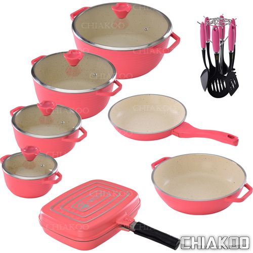 سرویس 19 پارچه عروس مدل کلاسیک خطی