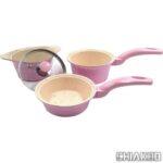 سرویس 4 پارچه نوزاد عروس مدل دیاکو با قاشق